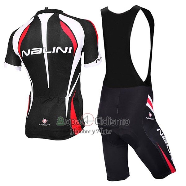 Nalini Projoazzo Ropa Ciclismo Culotte Corto 2017 Men Mangas Cortas Negro y Rojo