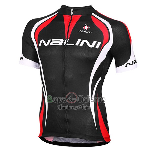 Nalini Projoazzo Ropa Ciclismo Culotte Corto 2017 Men Mangas Cortas Negro y Rojo