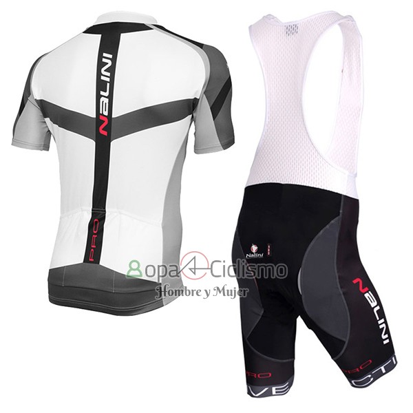 Nalini Rigel Ropa Ciclismo Culotte Corto 2017 Men Mangas Cortas Blanco
