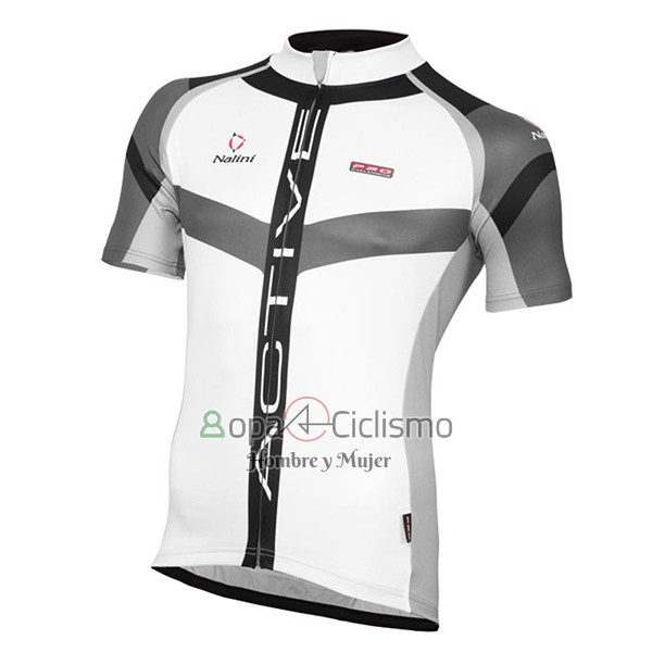 Nalini Rigel Ropa Ciclismo Culotte Corto 2017 Men Mangas Cortas Blanco