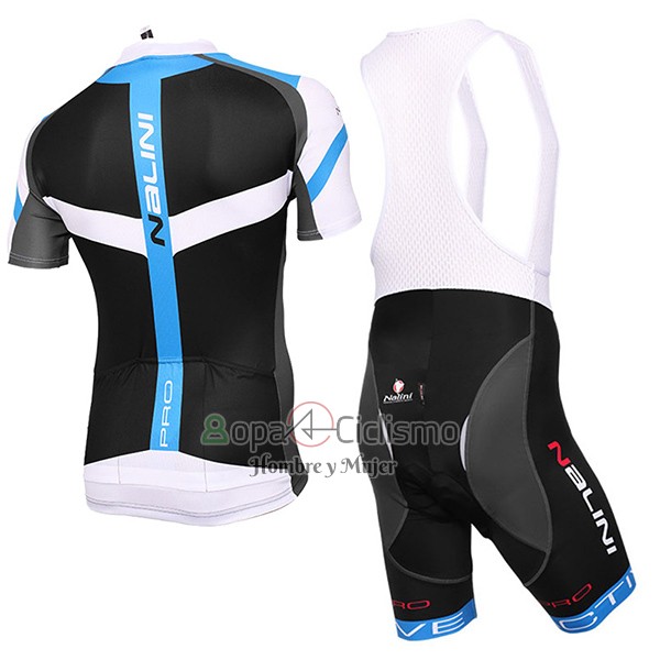 Nalini Rigel Ropa Ciclismo Culotte Corto 2017 Men Mangas Cortas Negro y Azul