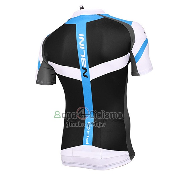 Nalini Rigel Ropa Ciclismo Culotte Corto 2017 Men Mangas Cortas Negro y Azul