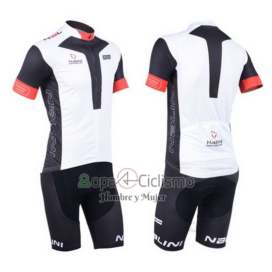 Nalini Ropa Ciclismo Culotte Corto 2013 Men Mangas Cortas Negro y Blanco