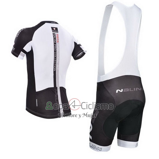 Nalini Ropa Ciclismo Culotte Corto 2014 Men Mangas Cortas Blanco