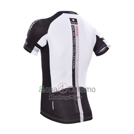Nalini Ropa Ciclismo Culotte Corto 2014 Men Mangas Cortas Blanco