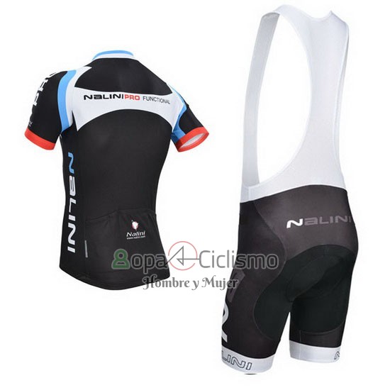 Nalini Ropa Ciclismo Culotte Corto 2014 Men Mangas Cortas Negro
