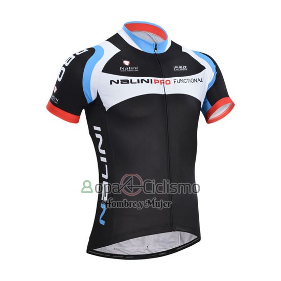 Nalini Ropa Ciclismo Culotte Corto 2014 Men Mangas Cortas Negro