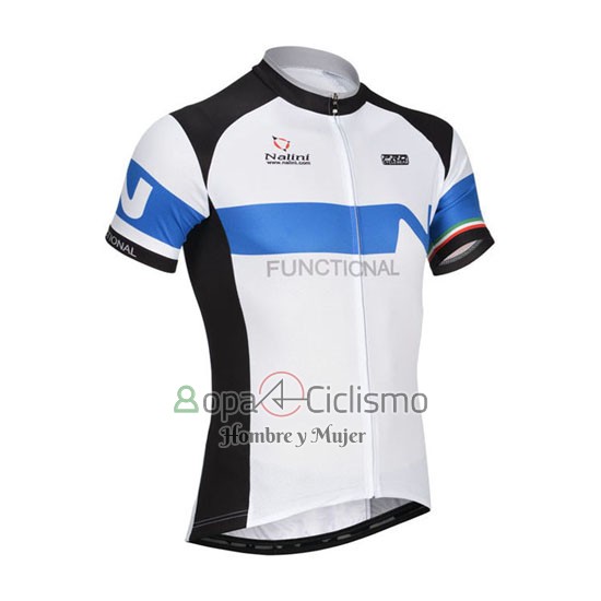 Nalini Ropa Ciclismo Culotte Corto 2014 Men Mangas Cortas Negro y Blanco