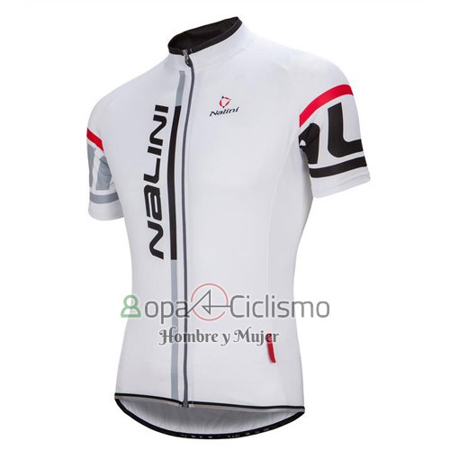 Nalini Ropa Ciclismo Culotte Corto 2016 Men Mangas Cortas Blanco