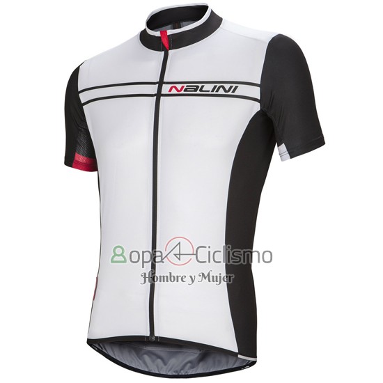 Nalini Ropa Ciclismo Culotte Corto 2016 Men Mangas Cortas Blanco y Negro