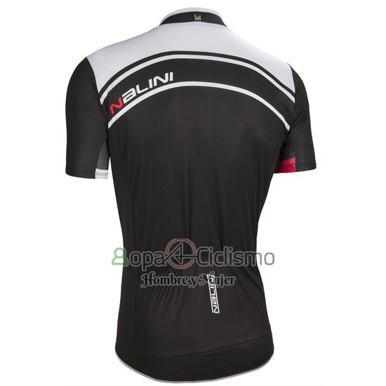 Nalini Ropa Ciclismo Culotte Corto 2016 Men Mangas Cortas Blanco y Negro