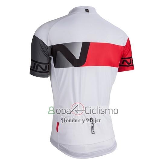 Nalini Ropa Ciclismo Culotte Corto 2016 Men Mangas Cortas Blanco y Rojo