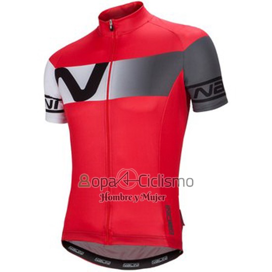 Nalini Ropa Ciclismo Culotte Corto 2016 Men Mangas Cortas Gris y Rojo