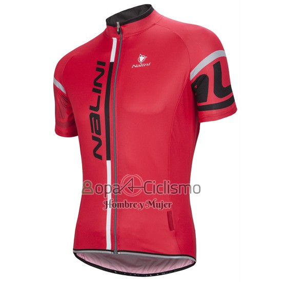Nalini Ropa Ciclismo Culotte Corto 2016 Men Mangas Cortas Rojo