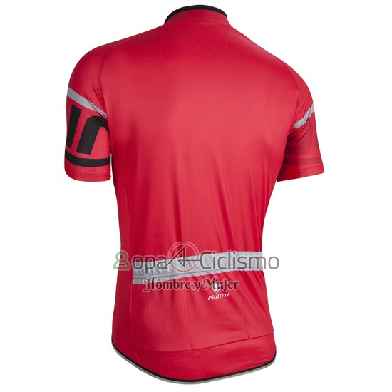 Nalini Ropa Ciclismo Culotte Corto 2016 Men Mangas Cortas Rojo