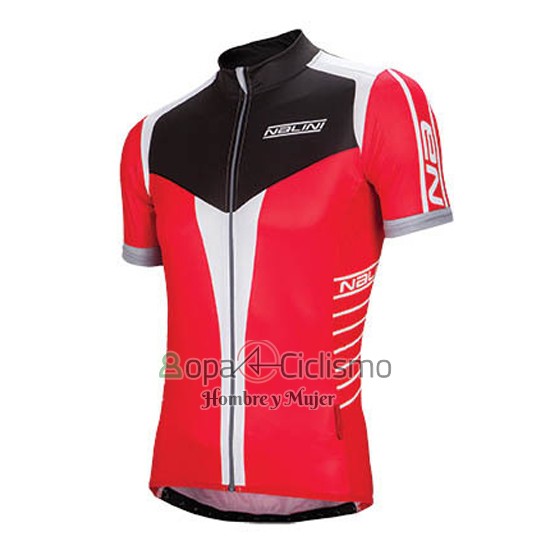 Nalini Ropa Ciclismo Culotte Corto 2016 Men Mangas Cortas Rojo y Negro