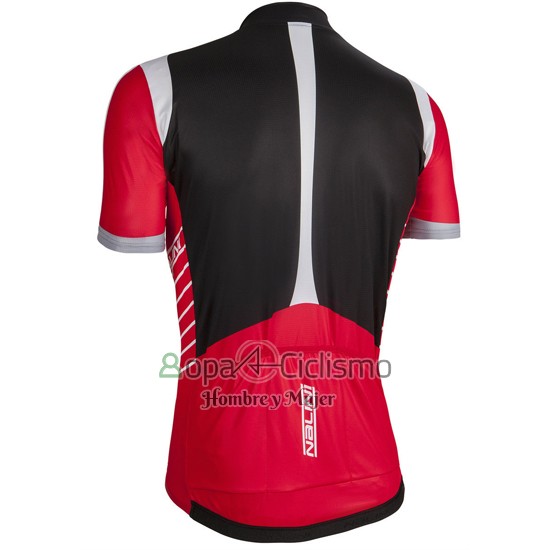Nalini Ropa Ciclismo Culotte Corto 2016 Men Mangas Cortas Rojo y Negro
