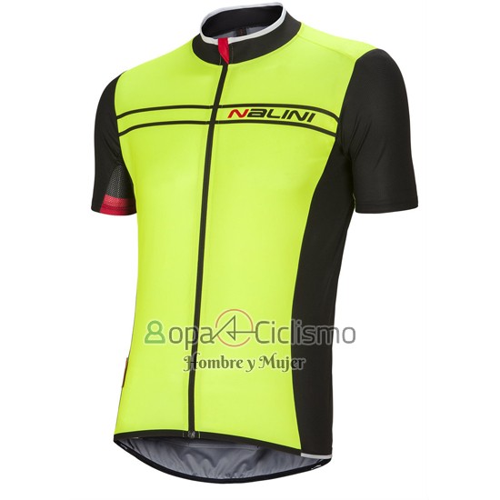 Nalini Ropa Ciclismo Culotte Corto 2016 Men Mangas Cortas Verde