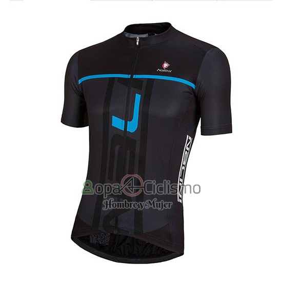 Nalini Ropa Ciclismo Culotte Corto 2018 Men Mangas Cortas Negro y Azul