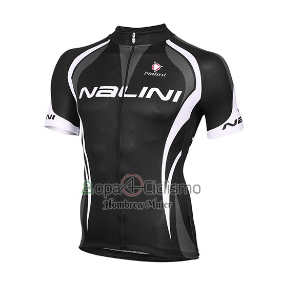 Nalini Ropa Ciclismo Culotte Corto 2018 Men Mangas Cortas Negro y Blanco