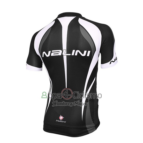Nalini Ropa Ciclismo Culotte Corto 2018 Men Mangas Cortas Negro y Blanco