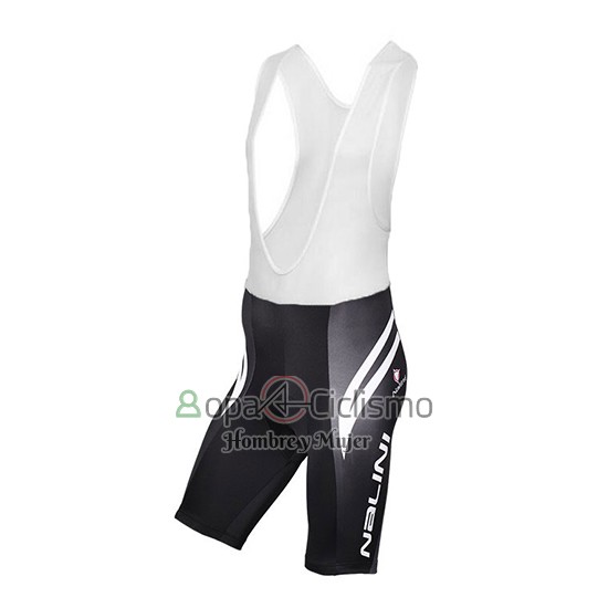 Nalini Ropa Ciclismo Culotte Corto 2018 Men Mangas Cortas Negro y Blanco