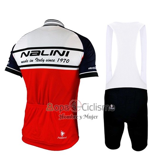 Nalini Ropa Ciclismo Culotte Corto 2019 Men Mangas Cortas Blanco Rojo Negro