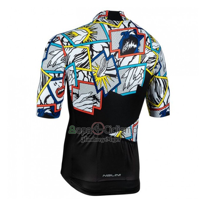 Nalini Ropa Ciclismo Culotte Corto 2020 Men Mangas Cortas Negro Multicolore