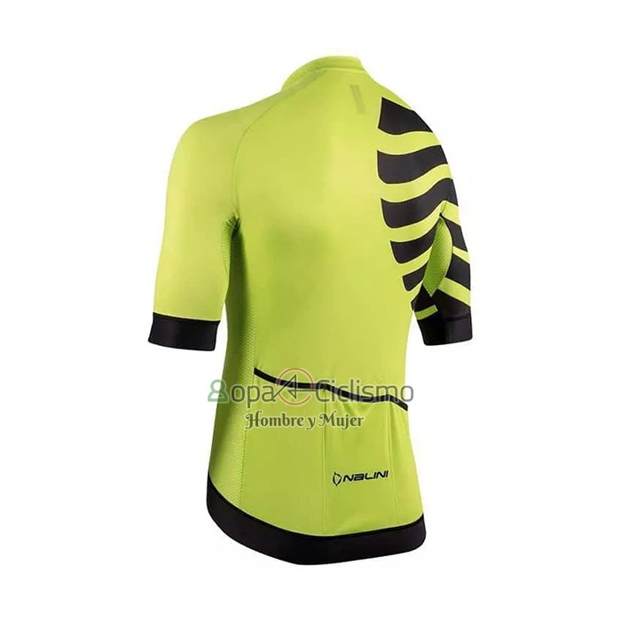 Nalini Ropa Ciclismo Culotte Corto 2021 Men Mangas Cortas AMarillo Negro
