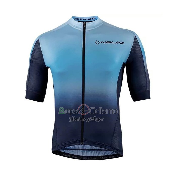 Nalini Ropa Ciclismo Culotte Corto 2021 Men Mangas Cortas Azul