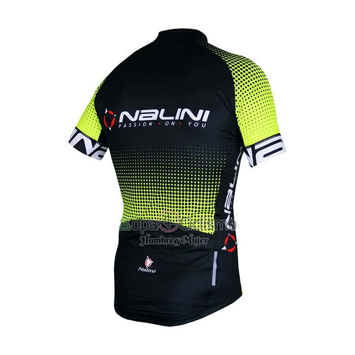 Nalini Ropa Ciclismo Culotte Corto 2021 Men Mangas Cortas Negro AMarillo