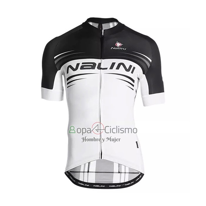 Nalini Ropa Ciclismo Culotte Corto 2021 Men Mangas Cortas Negro Blanco