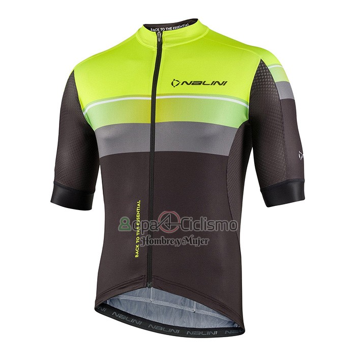 Nalini Ropa Ciclismo Culotte Corto 2022 Men Mangas Cortas AMarillo