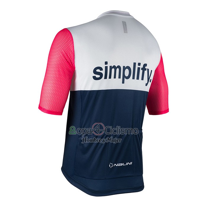 Nalini Ropa Ciclismo Culotte Corto 2022 Men Mangas Cortas Azul Rosa