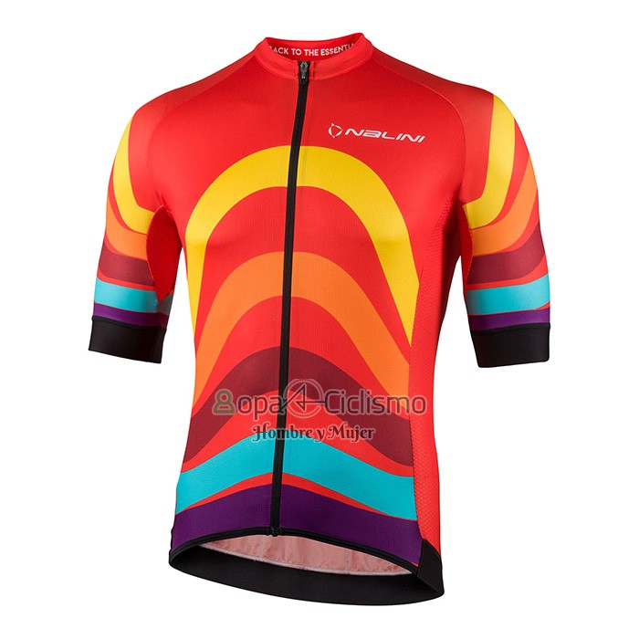 Nalini Ropa Ciclismo Culotte Corto 2022 Men Mangas Cortas Rojo