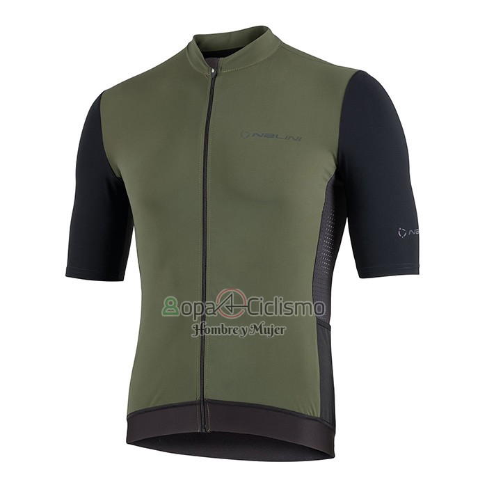 Nalini Ropa Ciclismo Culotte Corto 2022 Men Mangas Cortas Verde