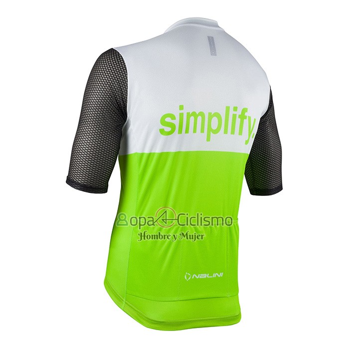 Nalini Ropa Ciclismo Culotte Corto 2022 Men Mangas Cortas Verde Negro