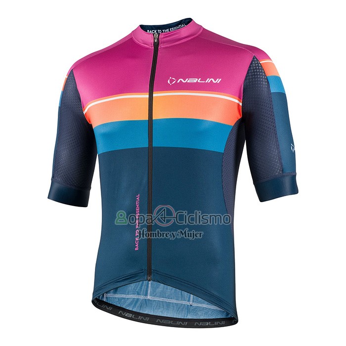 Nalini Ropa Ciclismo Culotte Corto 2022 Men Mangas Cortas Violeta