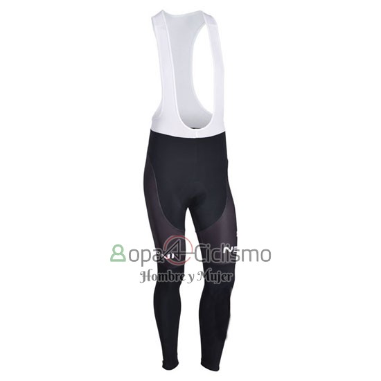 Nalini Ropa Ciclismo Culotte Largo 2013 Men Mangas Largas Negro y Azur