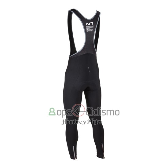 Nalini Ropa Ciclismo Culotte Largo 2016 Men Mangas Largas Rojo y Blanco