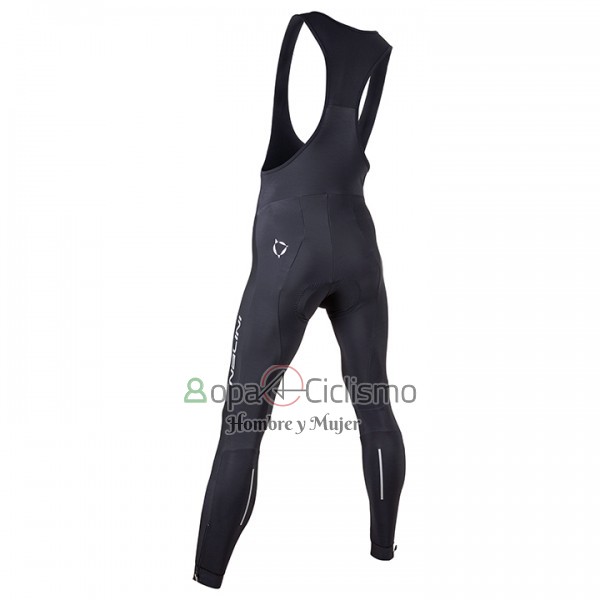 Nalini Ropa Ciclismo Culotte Largo 2017 Men Mangas Largas Negro y Gris