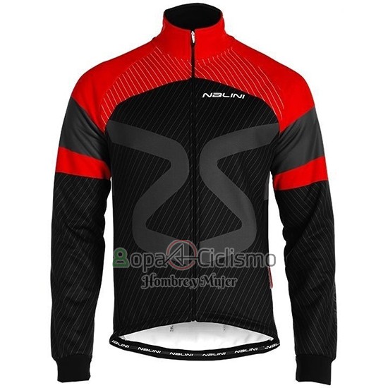 Nalini Ropa Ciclismo Culotte Largo 2019 Men Mangas Largas Negro Rojo