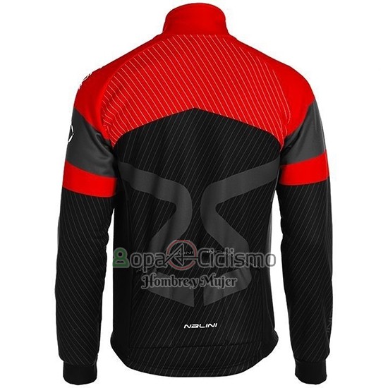 Nalini Ropa Ciclismo Culotte Largo 2019 Men Mangas Largas Negro Rojo