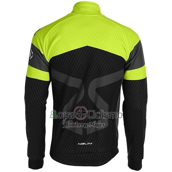 Nalini Ropa Ciclismo Culotte Largo 2019 Men Mangas Largas Negro Verde