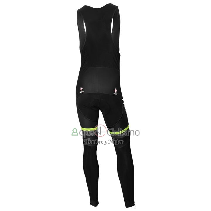 Nalini Ropa Ciclismo Culotte Largo 2020 Men Mangas Largas Negro Gris AMarillo