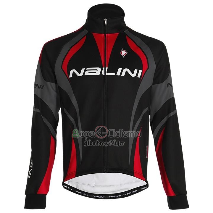 Nalini Ropa Ciclismo Culotte Largo 2020 Men Mangas Largas Negro Gris Rojo