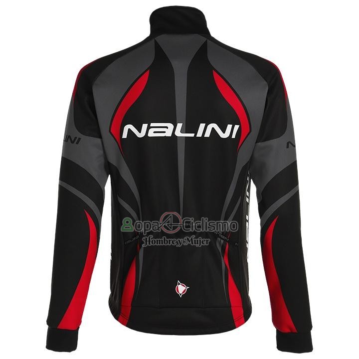 Nalini Ropa Ciclismo Culotte Largo 2020 Men Mangas Largas Negro Gris Rojo