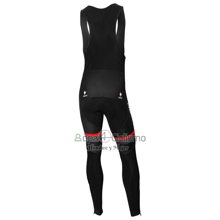 Nalini Ropa Ciclismo Culotte Largo 2020 Men Mangas Largas Negro Gris Rojo
