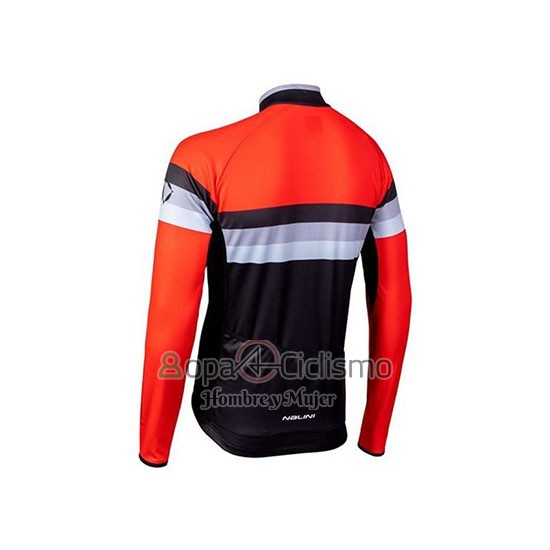 Nalini Ropa Ciclismo Culotte Largo 2020 Men Mangas Largas Negro Naranja
