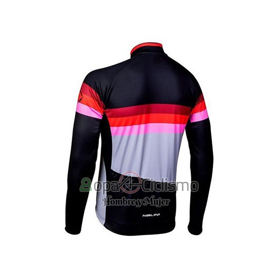 Nalini Ropa Ciclismo Culotte Largo 2020 Men Mangas Largas Negro Rojo